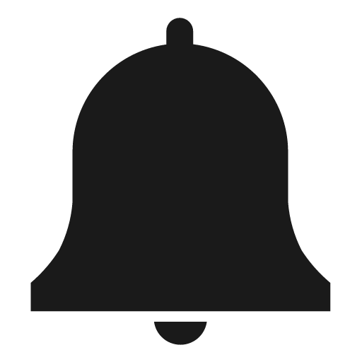 Notification solid icon, filled style, from Clarity