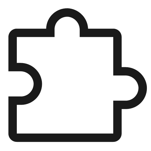 Plugin line icon, outline style, from Clarity