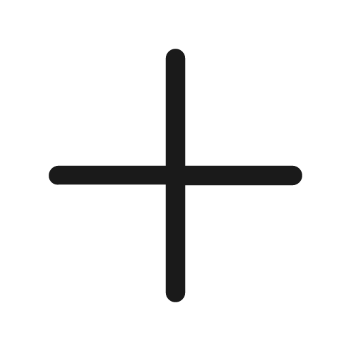 Plus line icon, outline style, from Clarity