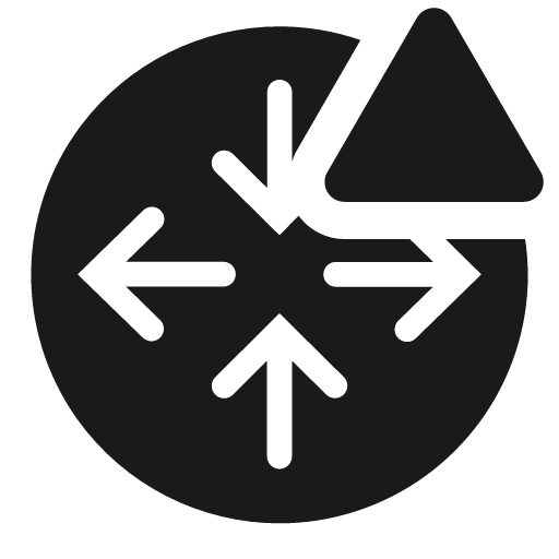 Router solid alerted icon, solid style, from Clarity
