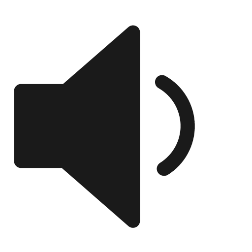 Volume down solid icon, filled style, from Clarity