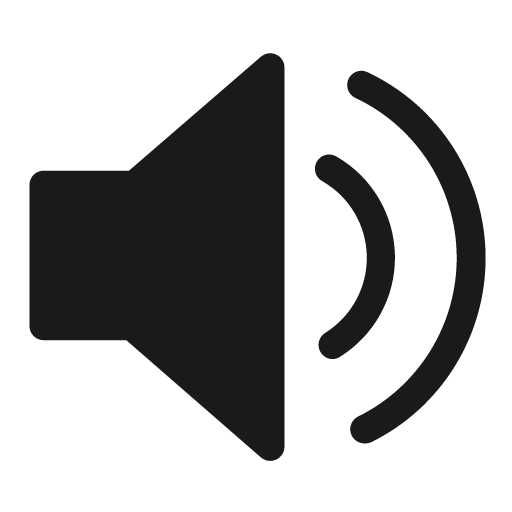 Volume up solid icon, filled style, from Clarity
