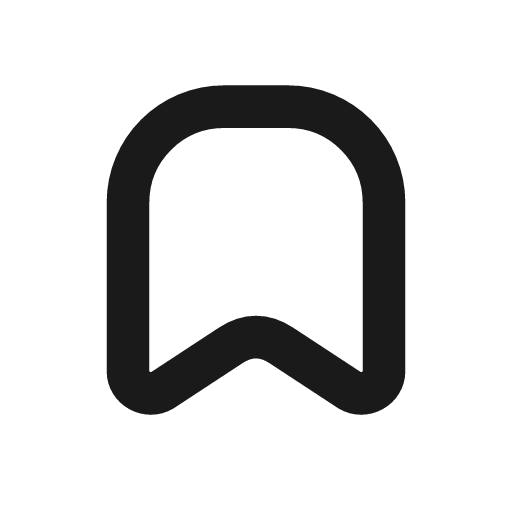 Bookmark icon, line style, from CodeX Icons