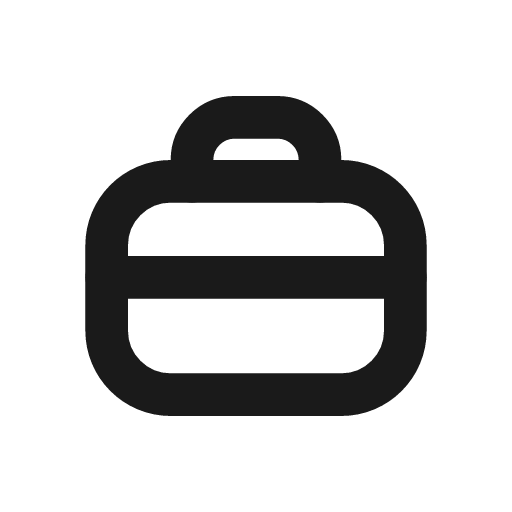 Briefcase icon, line style, from CodeX Icons