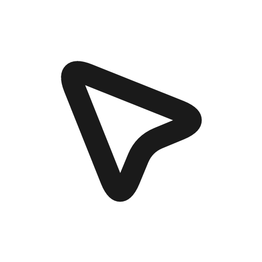 Cursor icon, line style, from CodeX Icons