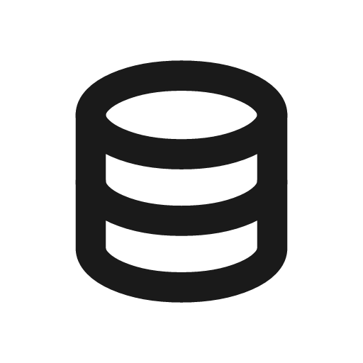 Database icon, line style, from CodeX Icons