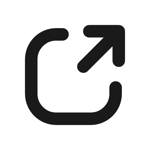 External link icon, line style, from CodeX Icons
