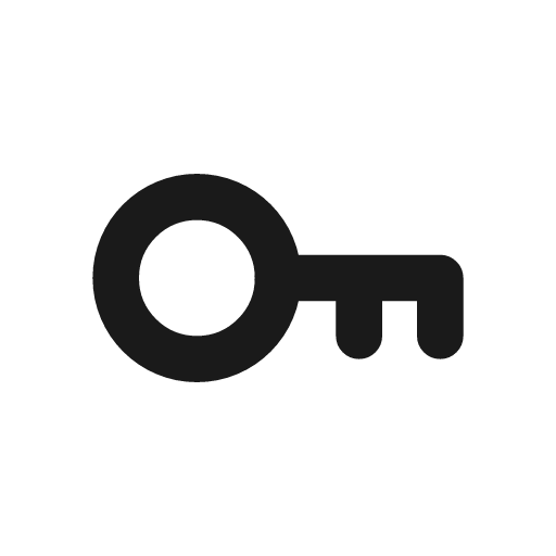 Key icon, line style, from CodeX Icons