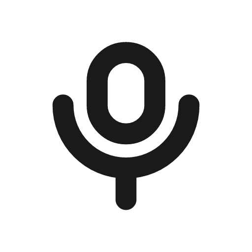 Microphone icon, line style, from CodeX Icons