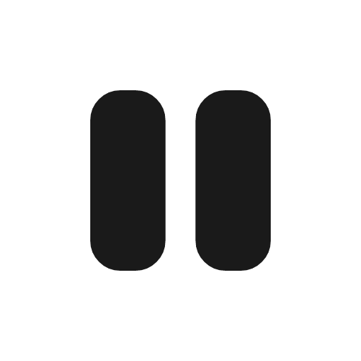 Pause icon, line style, from CodeX Icons