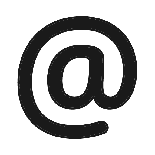At outline icon, outline style, from Cuida Icons