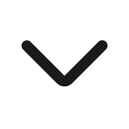 Caret down outline icon, outline style, from Cuida Icons
