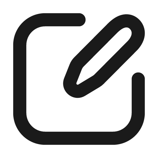 Edit outline icon, outline style, from Cuida Icons