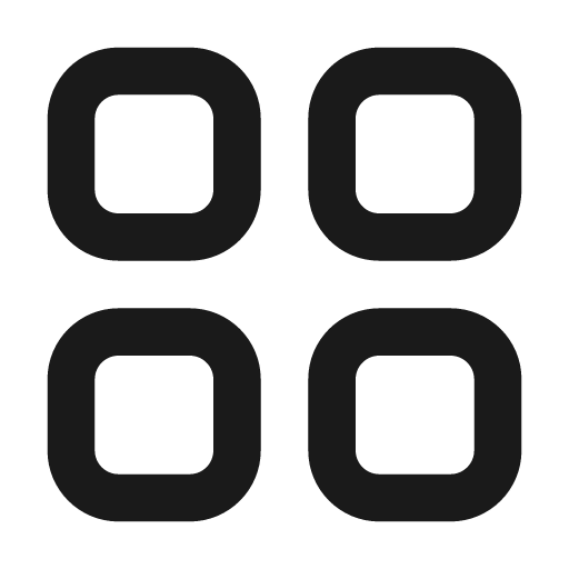 Grid outline icon, outline style, from Cuida Icons