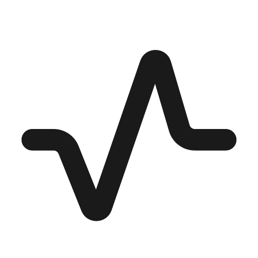 Heart rate outline icon, outline style, from Cuida Icons