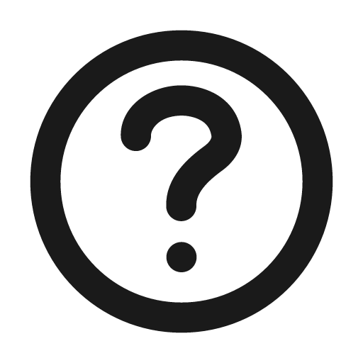 Help outline icon, outline style, from Cuida Icons