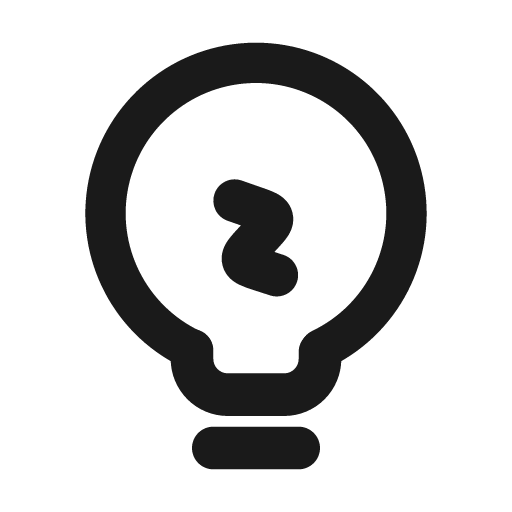 Lamp on outline icon, outline style, from Cuida Icons