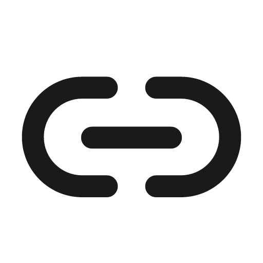 Link outline icon, outline style, from Cuida Icons