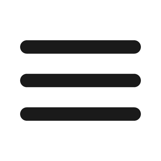 Menu outline icon, outline style, from Cuida Icons