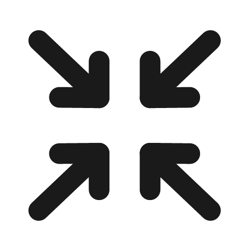 Minimize outline icon, outline style, from Cuida Icons