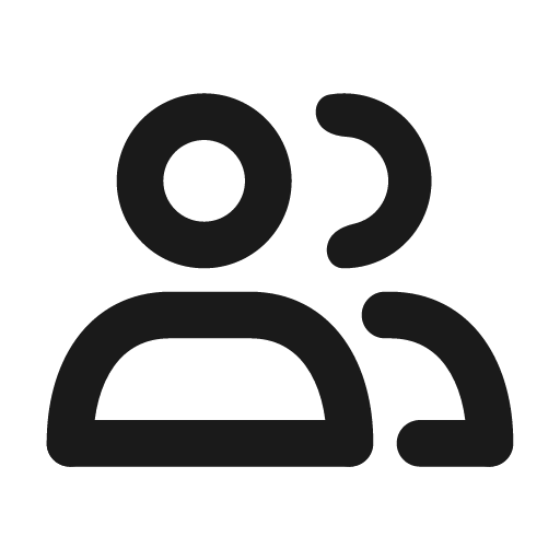 Users outline icon, outline style, from Cuida Icons