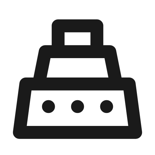 Cash register icon, line style, from Drawico Icons