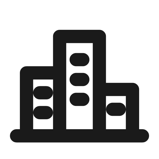 City icon, line style, from Drawico Icons