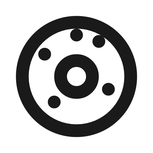 Donut icon, line style, from Drawico Icons
