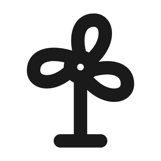 Fan icon, line style, from Drawico Icons