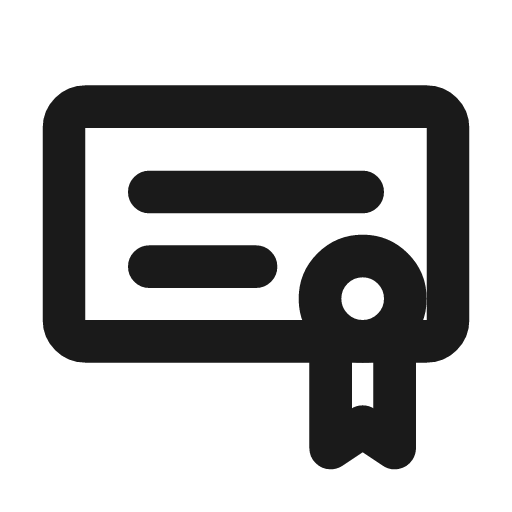 Graduation diploma icon, line style, from Drawico Icons