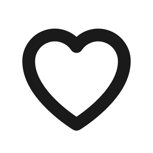 Heart icon, line style, from Drawico Icons