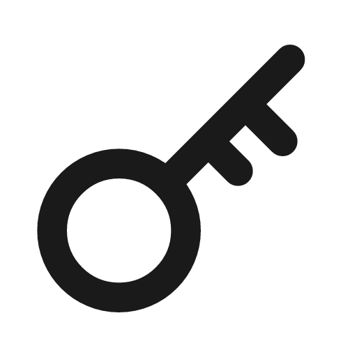 Key icon, line style, from Drawico Icons