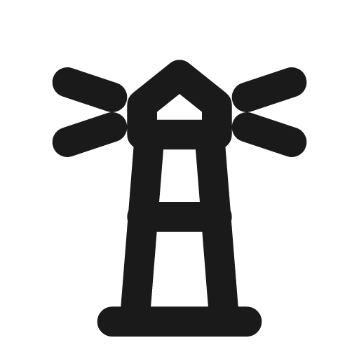 Lighthouse icon, line style, from Drawico Icons