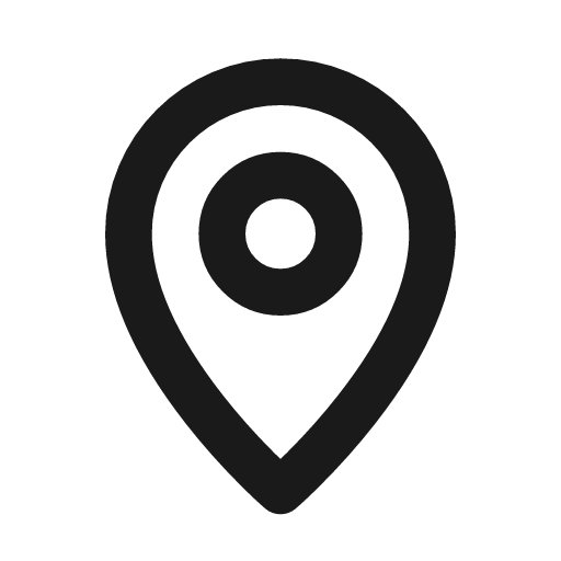 Map pin icon, line style, from Drawico Icons
