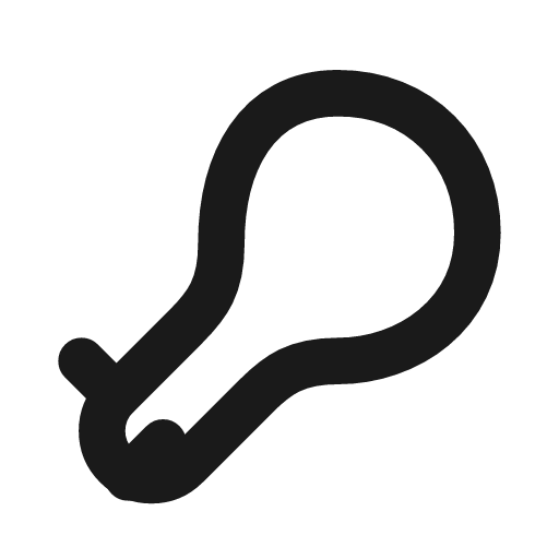Meat icon, line style, from Drawico Icons