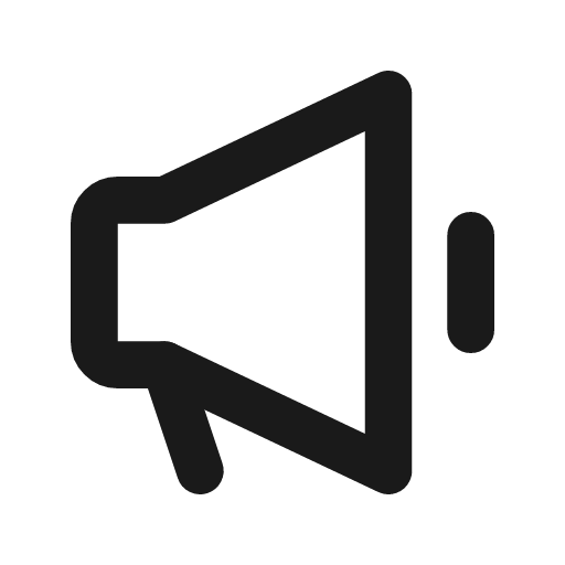 Megaphone icon, line style, from Drawico Icons