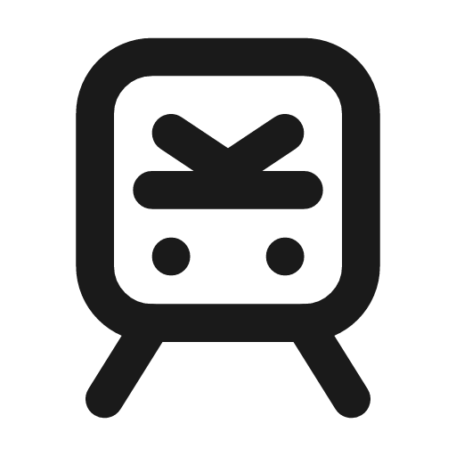 Metro icon, line style, from Drawico Icons