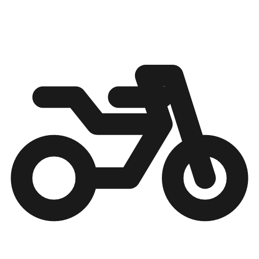 Motorcycle icon, line style, from Drawico Icons
