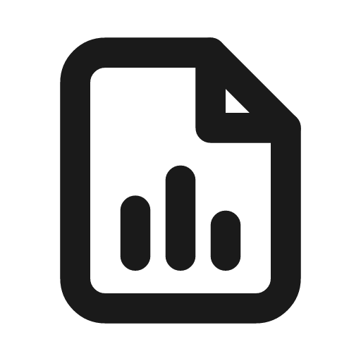 Report icon, line style, from Drawico Icons