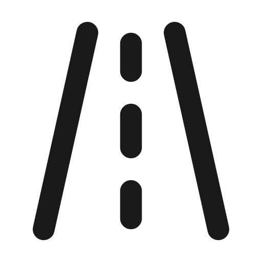 Road icon, line style, from Drawico Icons