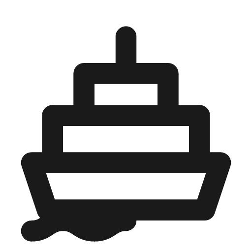 Ship icon, line style, from Drawico Icons