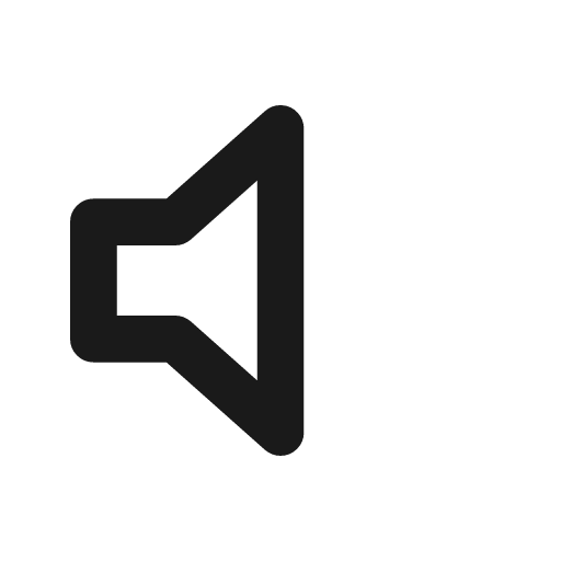 Speaker icon, line style, from Drawico Icons