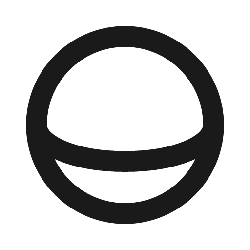 Sphere icon, line style, from Drawico Icons