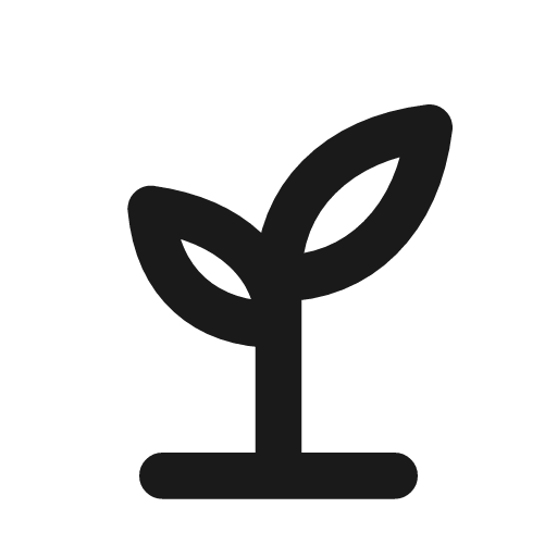 Sprout icon, line style, from Drawico Icons