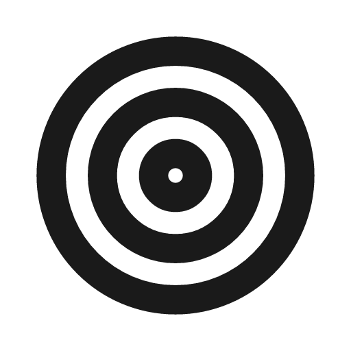 Target icon, line style, from Drawico Icons