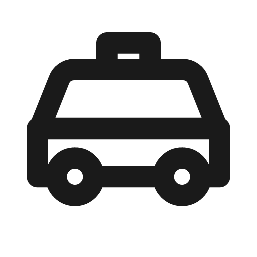 Taxi icon, line style, from Drawico Icons