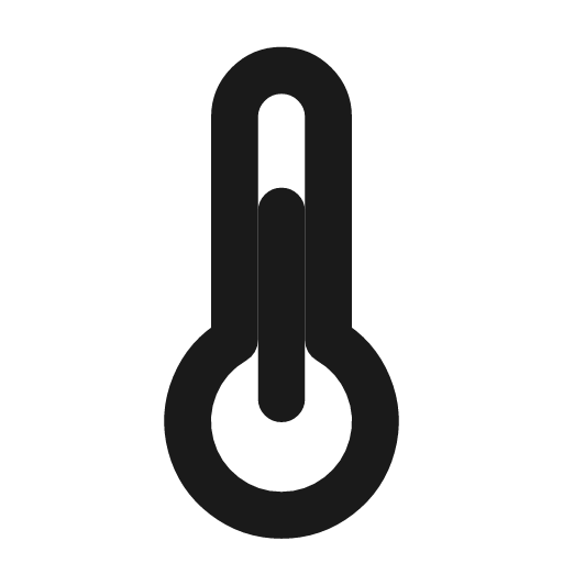 Thermometer icon, line style, from Drawico Icons