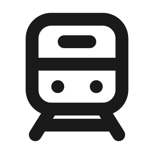 Train icon, line style, from Drawico Icons