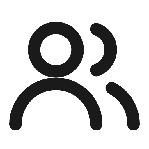 Users icon, line style, from Drawico Icons
