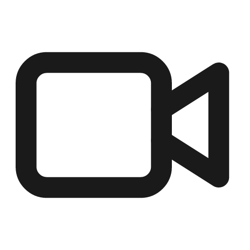 Video icon, line style, from Drawico Icons
